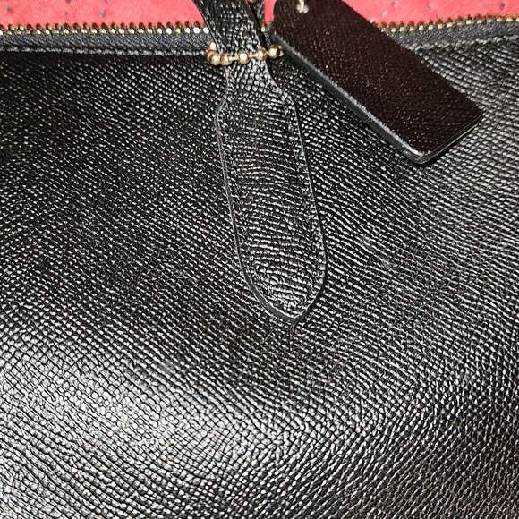 Coach Black Leather Tote Bag - Picture 5 of 11